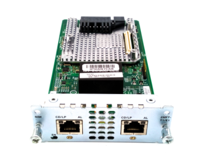 Cisco - NIM-2MFT-T1/E1 - 2 Port Multi-flex Trunk Voice/Clear-channel Data T1/E1 WAN Network Interface Module