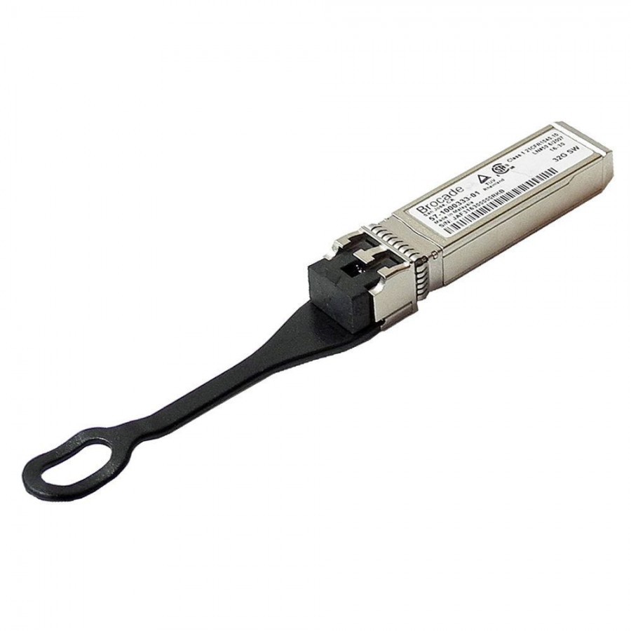 Brocade - 57-1000333-01 - 32Gbps 32GFC-SWL Multi-mode Fiber 100m 850nm Duplex LC Connector SFP+ Transceiver Module