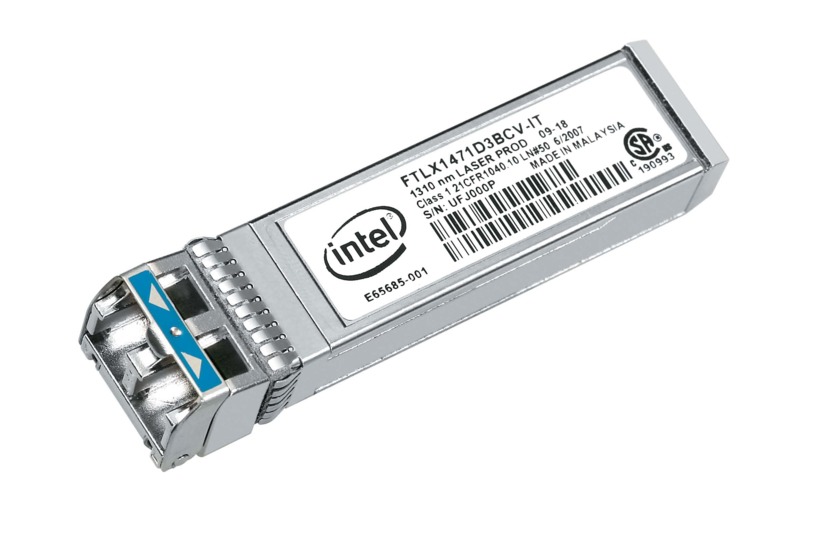 Intel - E10GSFPLR - Ethernet SFP+ LR Optics - SFP+ Transceiver Module - GigE, 10 GigE